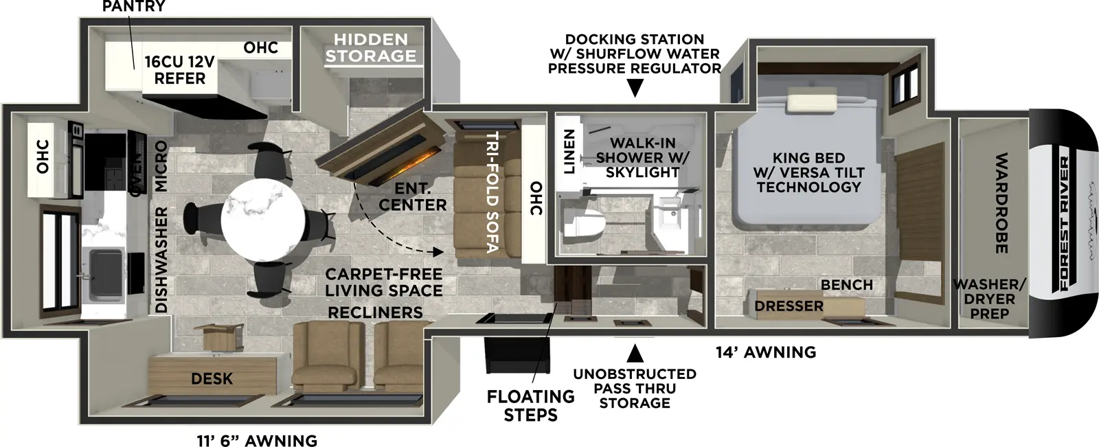 Impression 301ML Floorplan